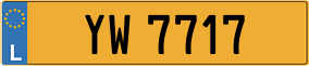 Truck License Plate
